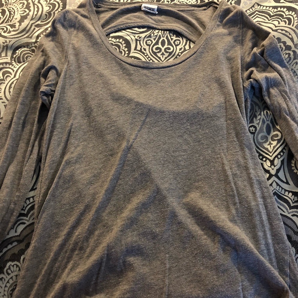 Victoria’s Secret open back shirt long sleeve
